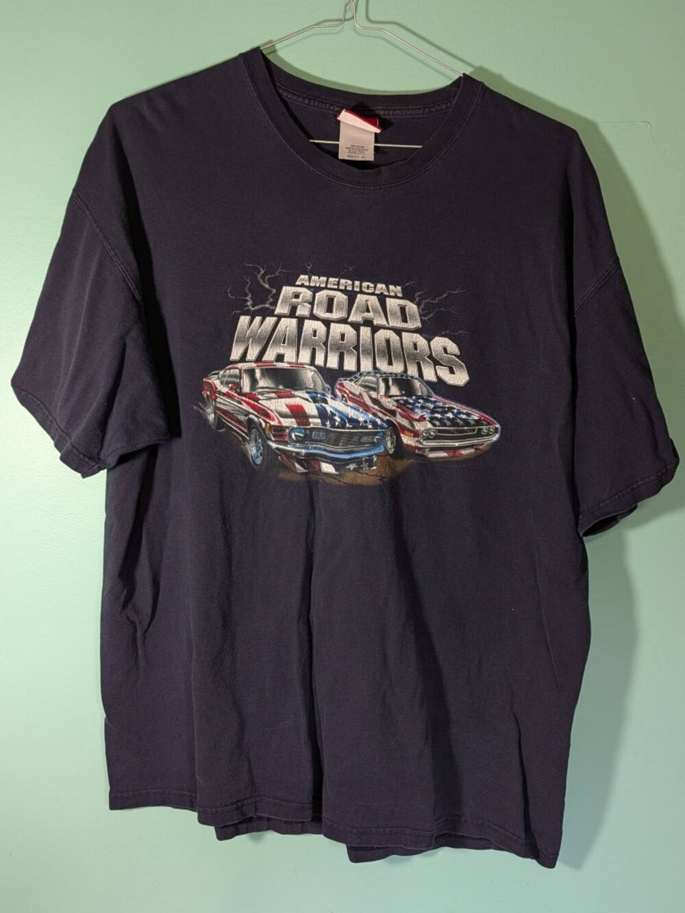 American Road Warriors Vintage Men's T Shirt Size XL 100% Cotton Sonoma